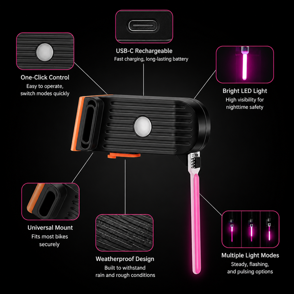 LumaGuard — Command the Night with Unbreakable, Eye-Catching Safety