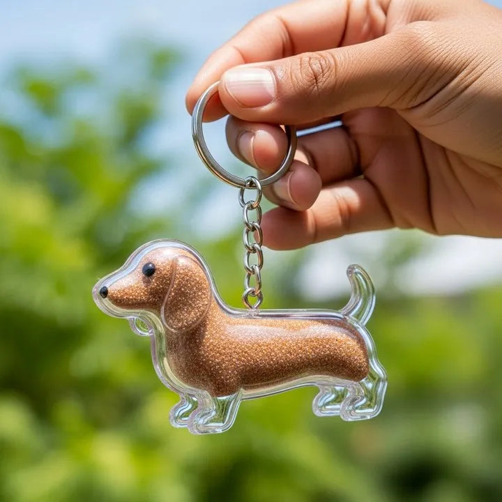 PawMemento โ Dog Hair Keepsake Keychain Charm