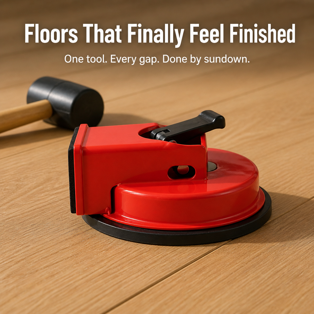FloorMate™ — Pull Floorboards Tight and Erase Every Gap Without Damaging a Plank