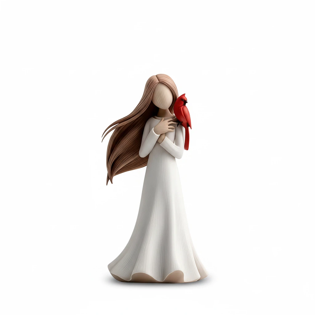 Cardinal Remembrance Love and Serenity Figurine for Home Decor & Memorials