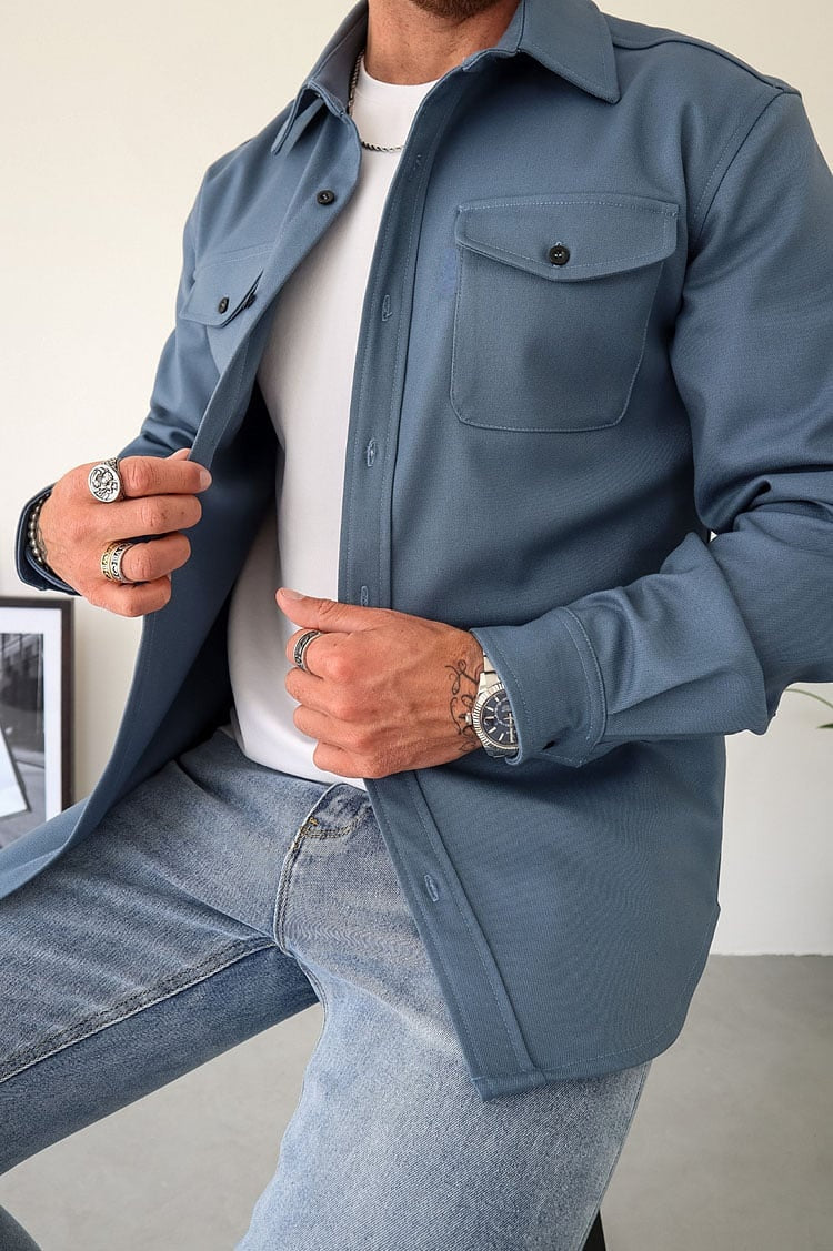 EliteThread™ Shirt Jacket — Wear Confidence That Commands Every Room