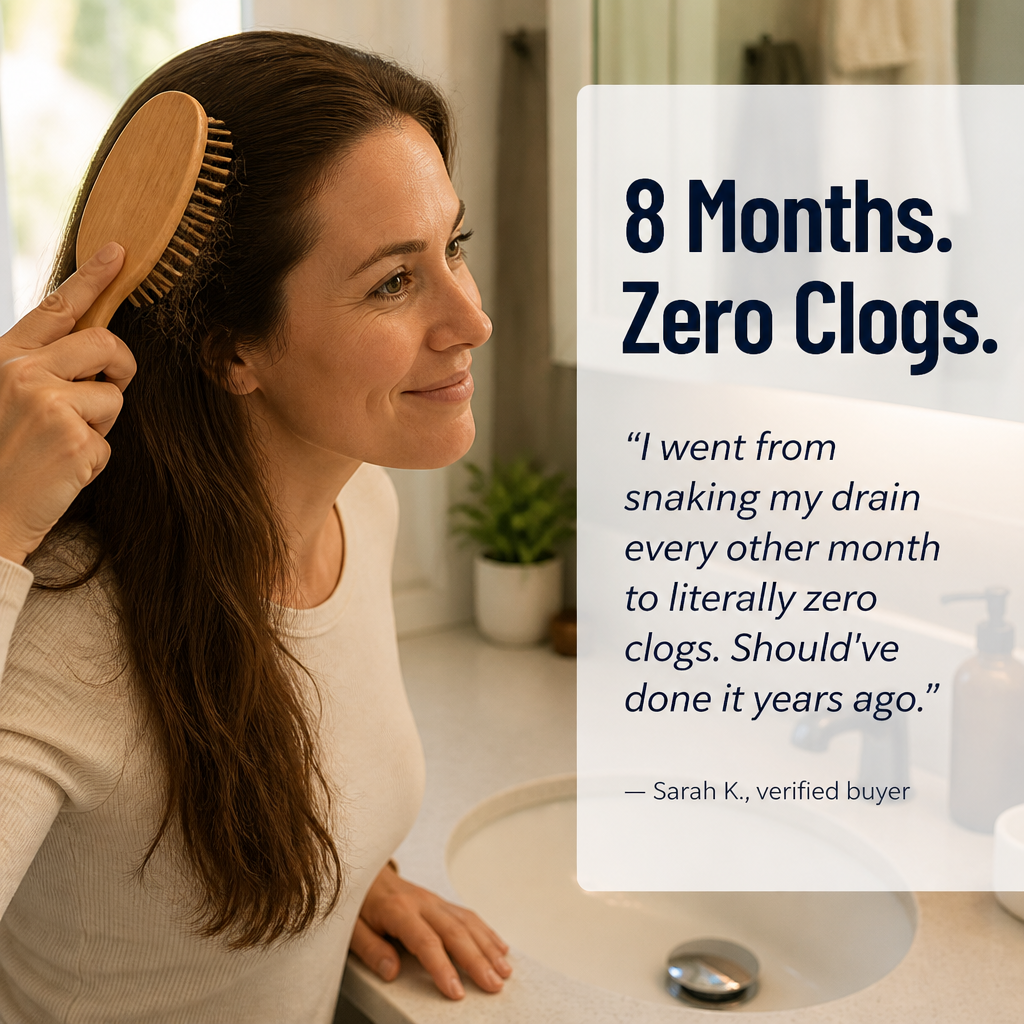 AquaSealPro™ — Trap Hair, Seal Drains, Pop Clean With One Press