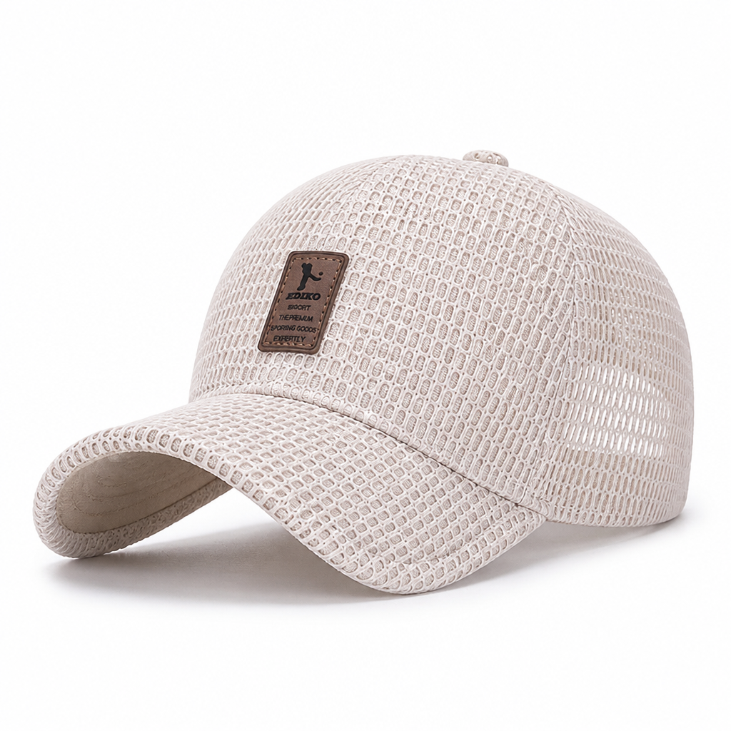 ClarioCap™ – Breathable Mesh Baseball Cap with Adjustable Strap