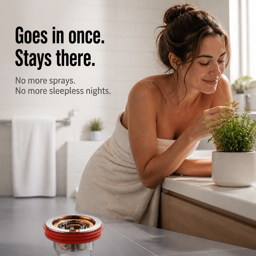 DrainGuard™ — Seal Off Sewer Smell and Stop Bugs Coming Up Your Drain
