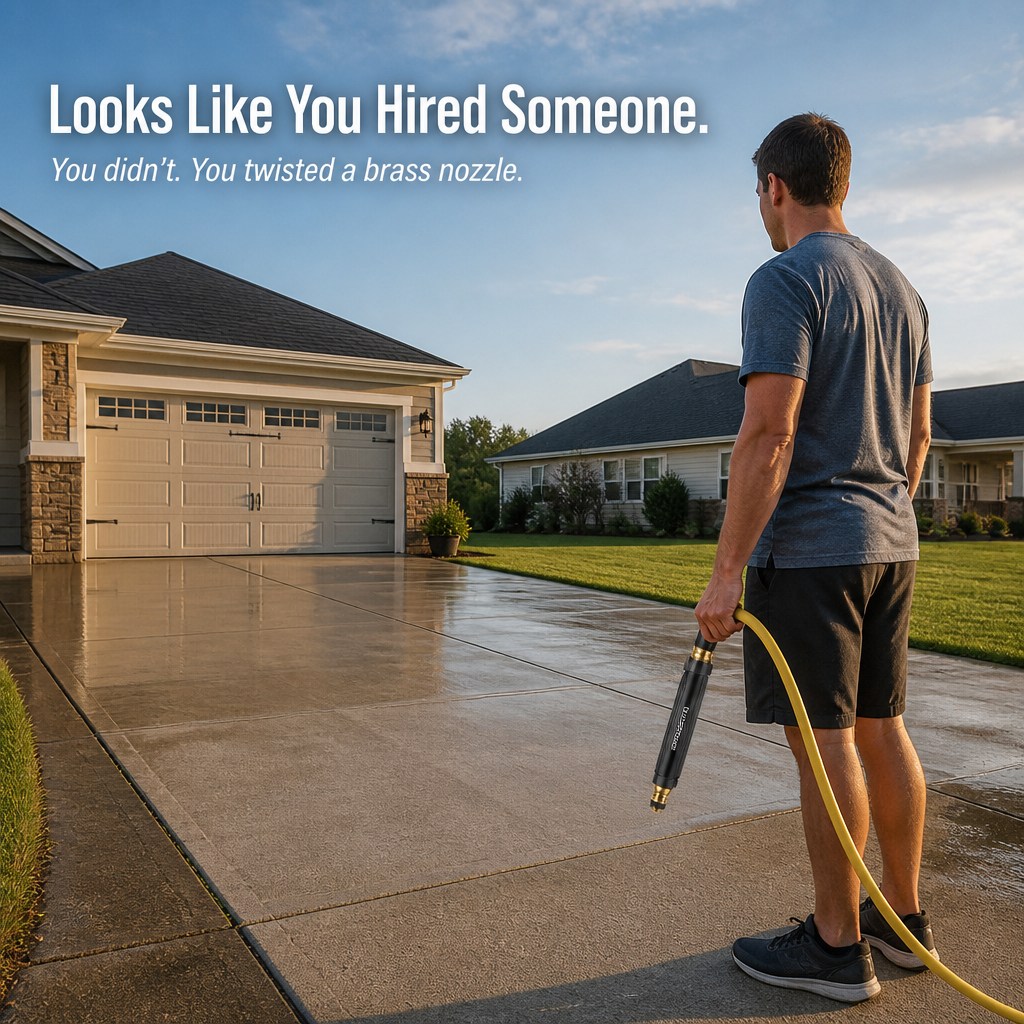 HydroMax™ — Turn Your Garden Hose Into a Driveway-Blasting Power Cannon