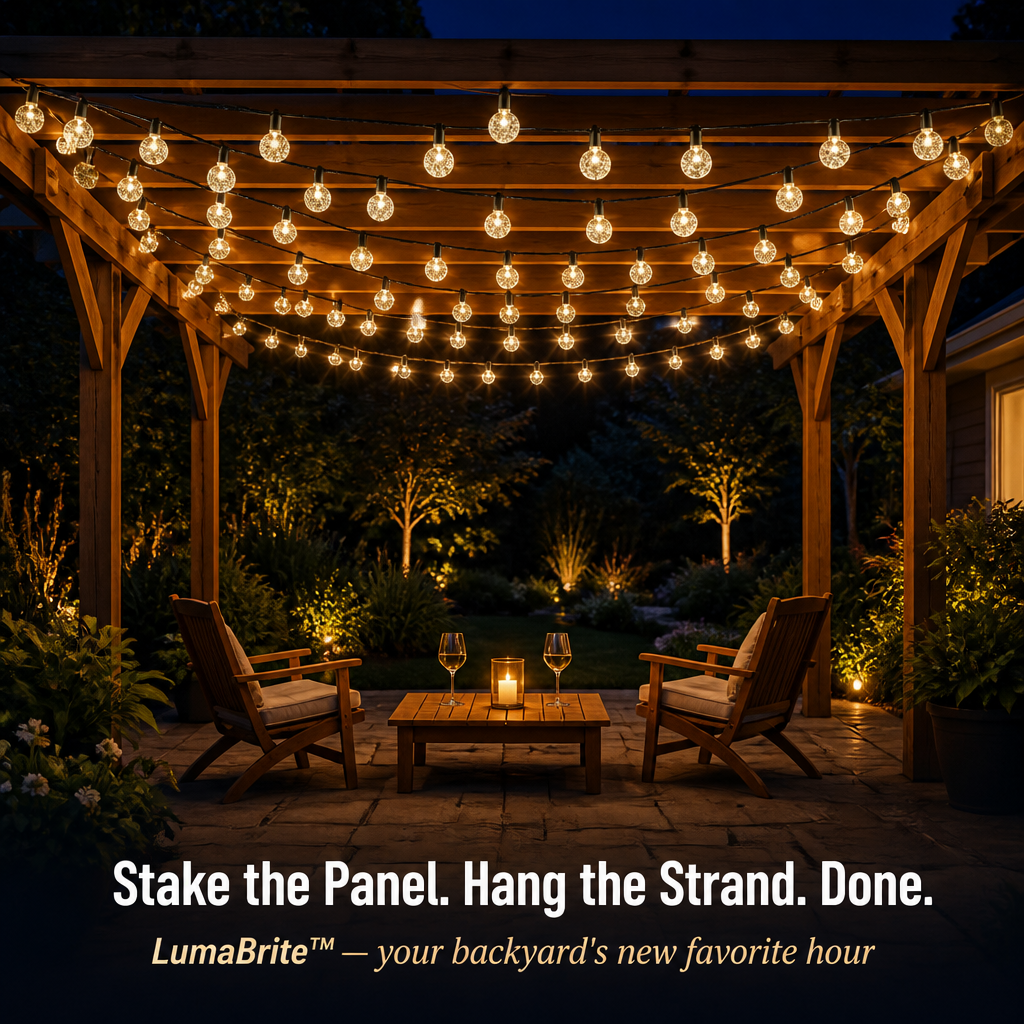 LumaBrite™ — Light Your Backyard Like the Pinterest Pin You Keep Saving