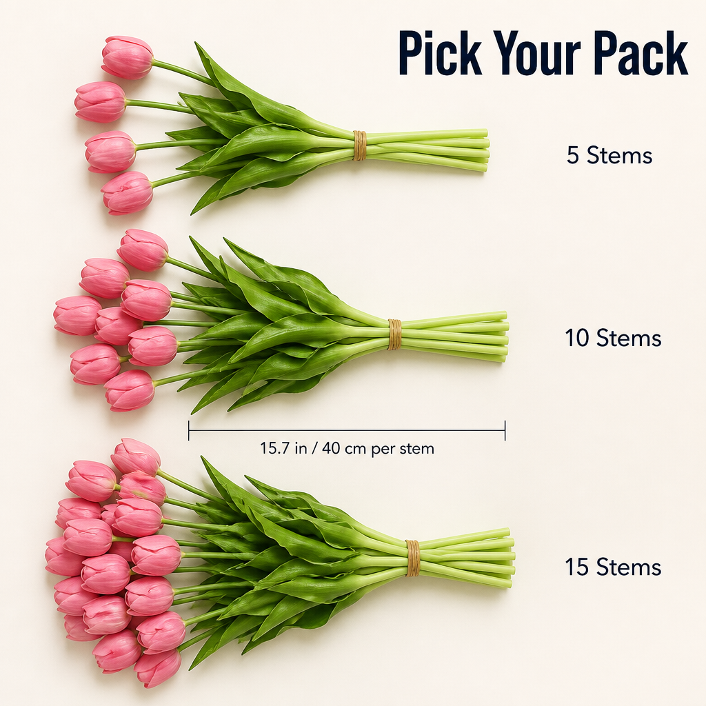 Everbloom™ — Pass the Touch Test With Real-Touch Tulips That Never Wilt