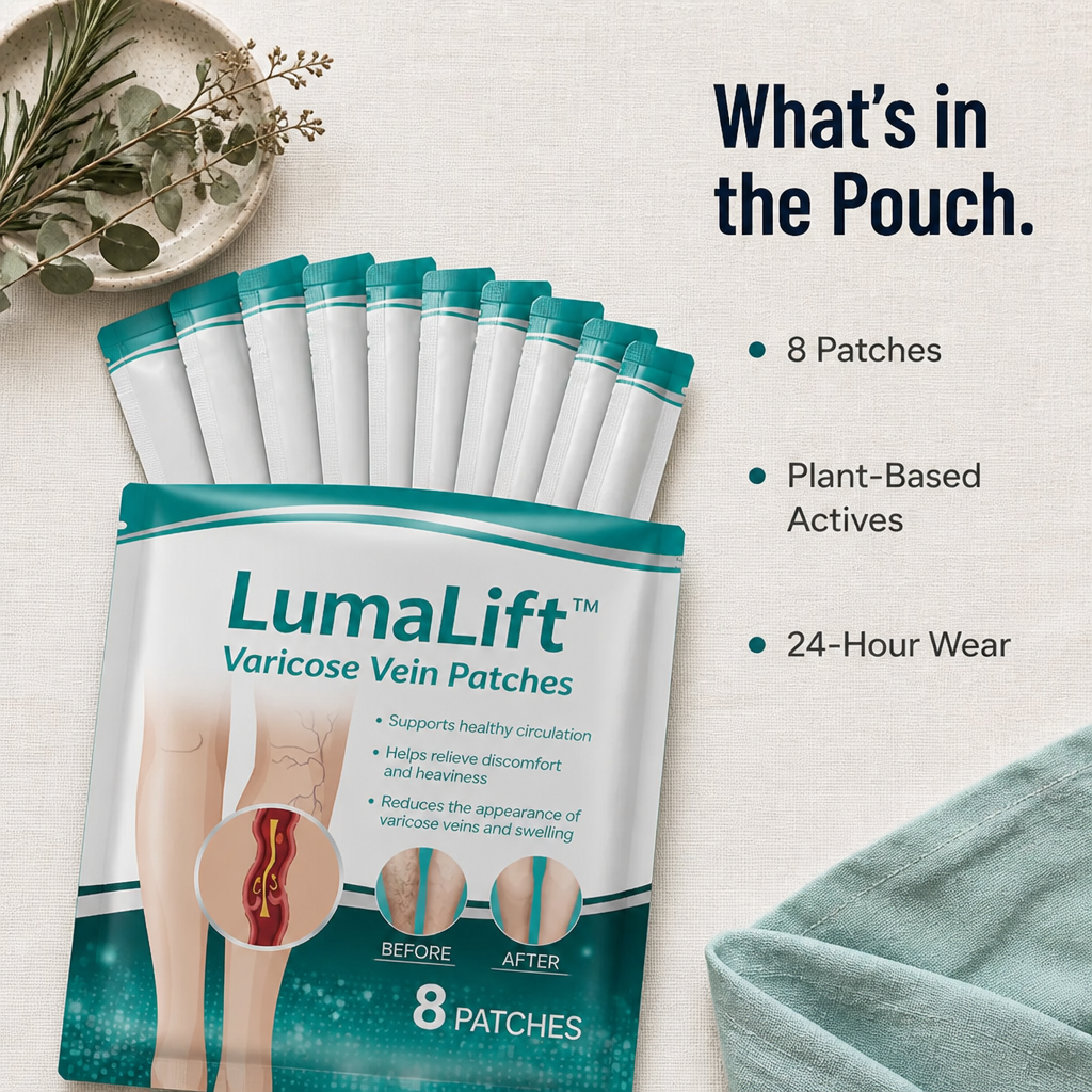 LumaLift™ — Wake Up to Lighter Legs After a Day on Your Feet | 8-Patch Pack