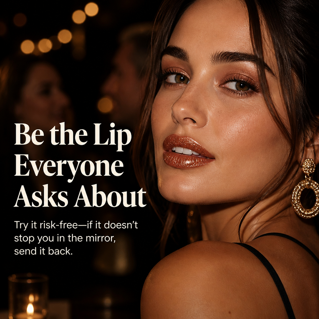 LumiLuxe™ — Coat Your Lips in Crushed-Diamond Color That Survives the Whole Night