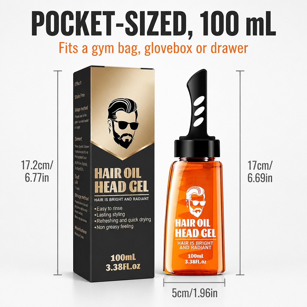CortexGlow™ — Comb In All-Day Hold With Zero Grease or White Flakes