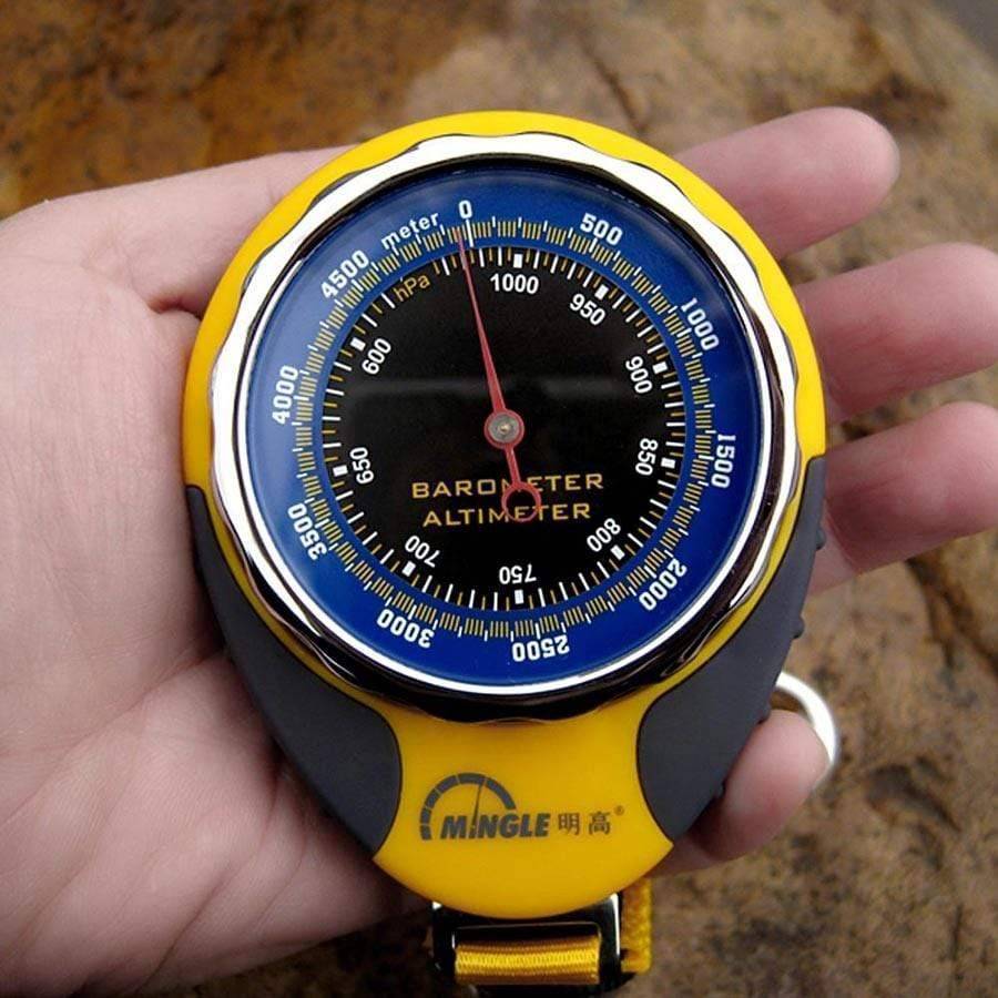 Compass, Altimeter, Barometer, and Thermometer for Outdoor Use