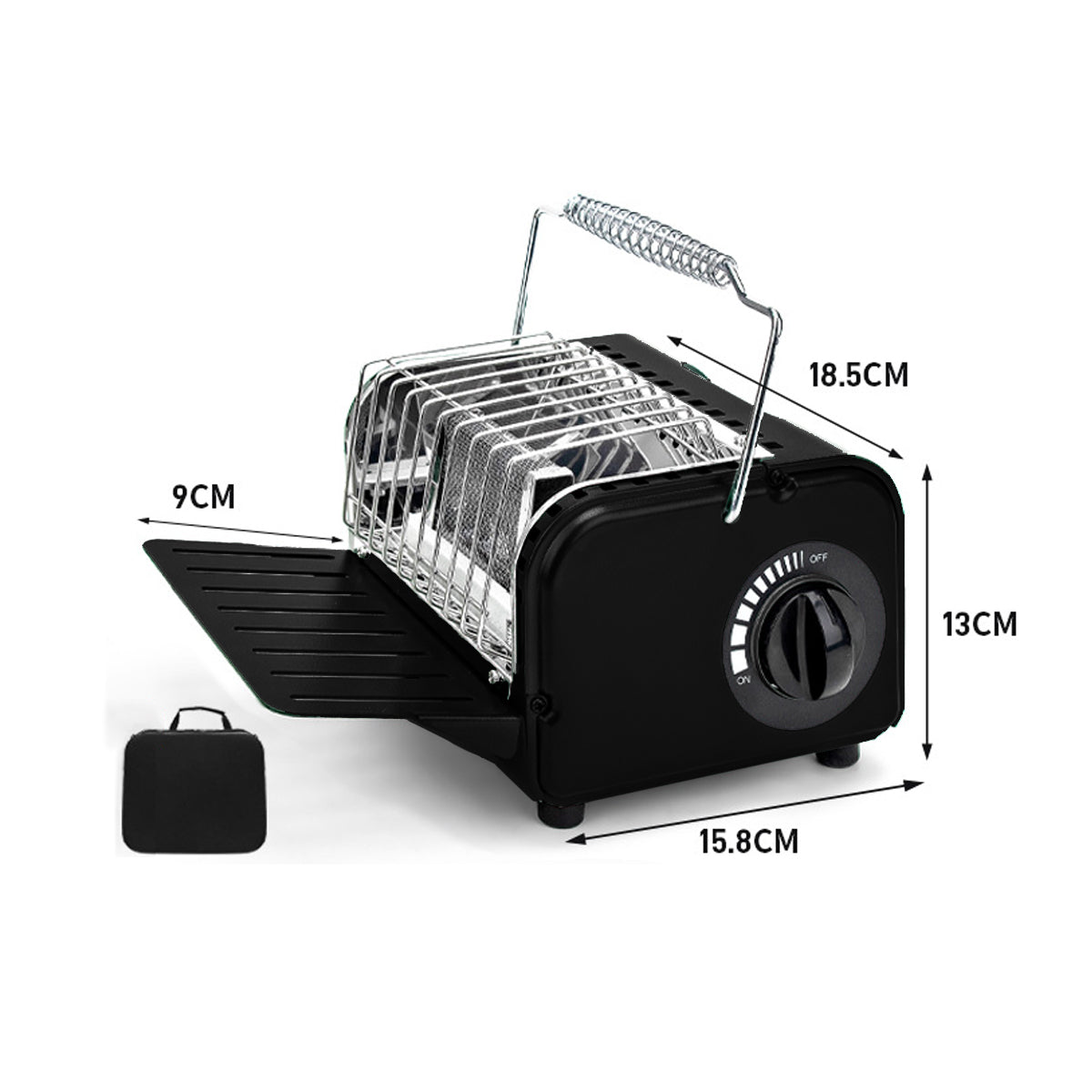 Compact Butane Heater for Camping and Outdoor Warmth
