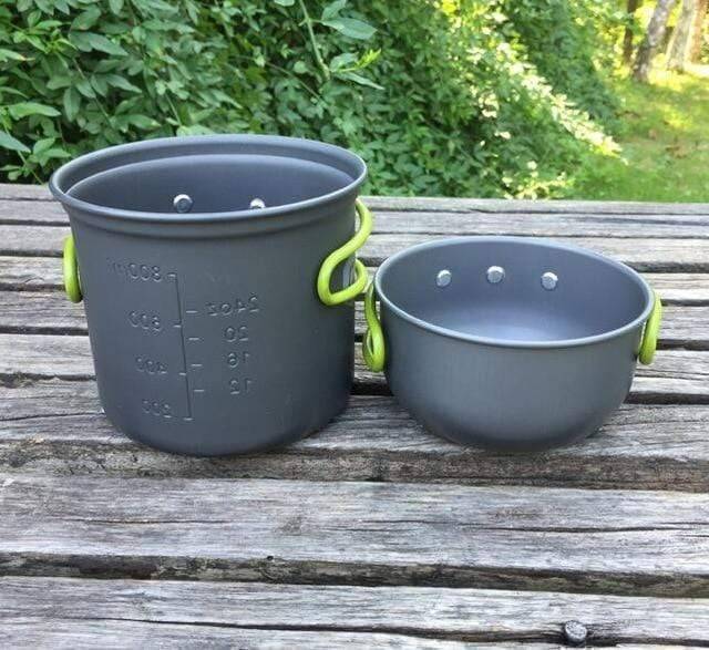 Mini Stove Camping Cookware Kit for Outdoor Use