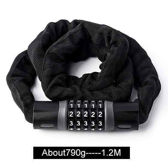 Heavy-Duty Bicycle Chain Lock for Enhanced Theft Protection