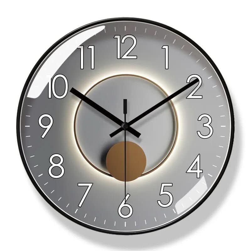 Minimalist Design Wall Clock for Quiet Environments