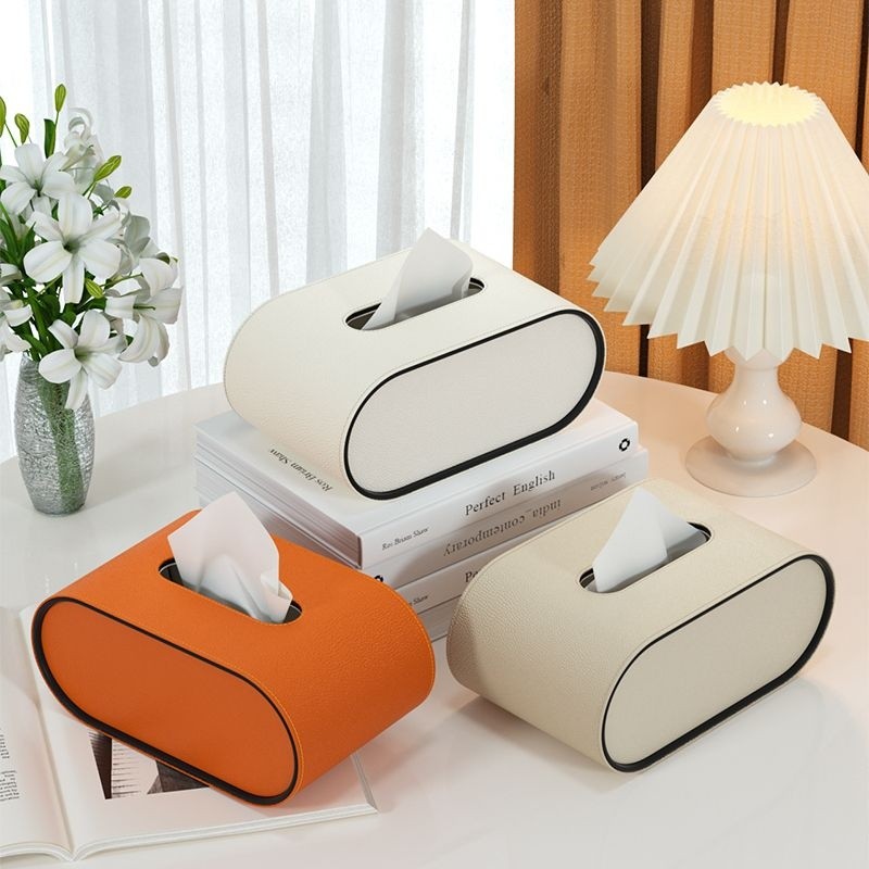 EliteLuxe - Leather Tissue Box Cover