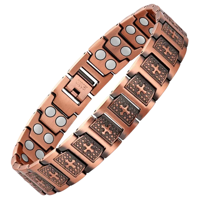 Pure Copper Magnetic Therapy Bracelet for Fatigue & Circulation