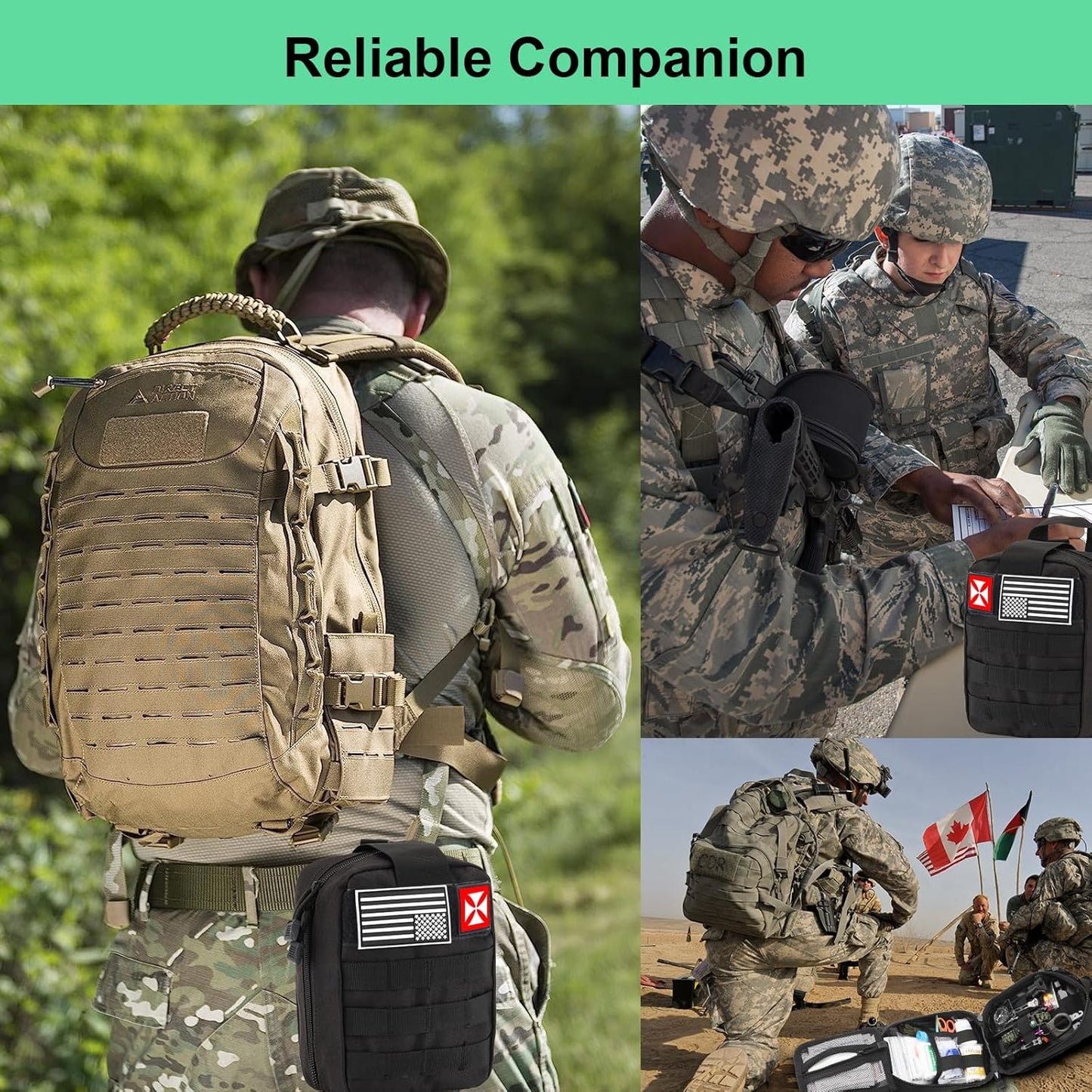 First Aid Kit IFAK for Tactical Survival – 256 Pieces