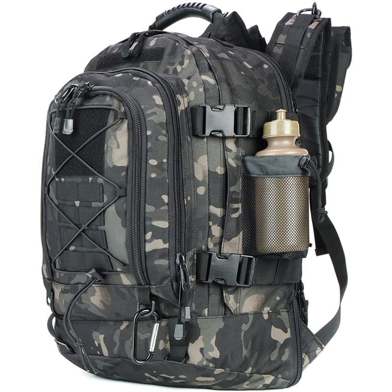 Expandable 60L Tactical Backpack for Outdoor Adventures