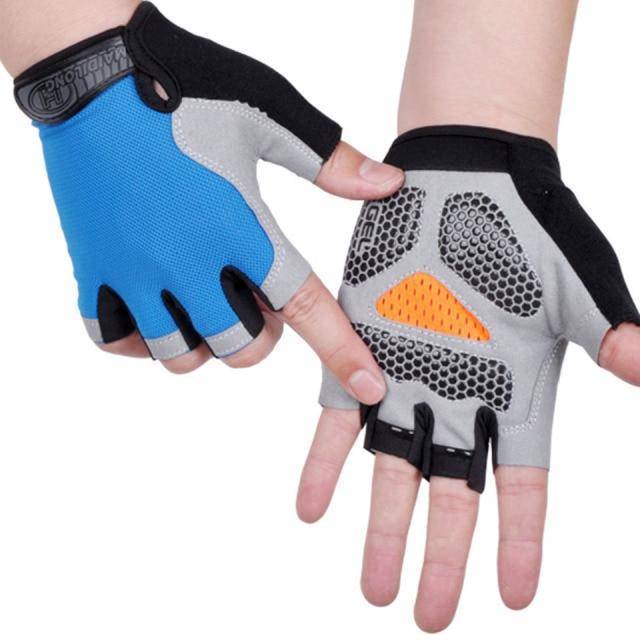 Cycling Gloves Without Fingers Featuring Improved Grip