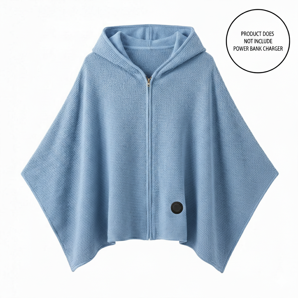 Heating Shawl with Graphene – Cordless Design