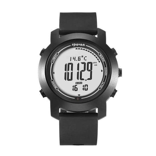 Digital Sports Watch for Outdoor Activities Featuring Compass