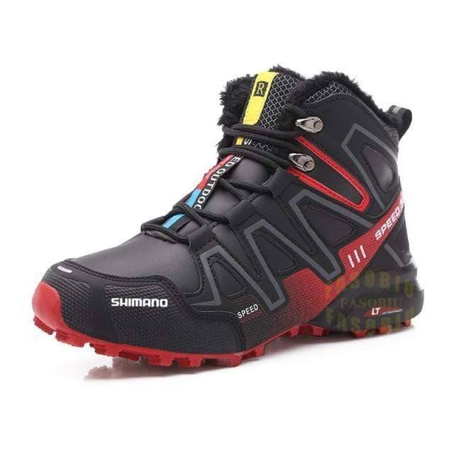 Leather Sneakers with Warm Lining for Winter