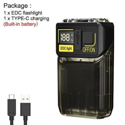 Compact USB Rechargeable Flashlight Torch