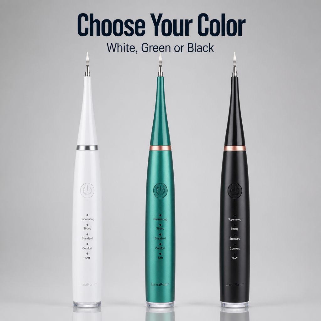 LumaPure™ — Lift Coffee Stains & Stubborn Tartar for a Dentist-Clean Smile at Home