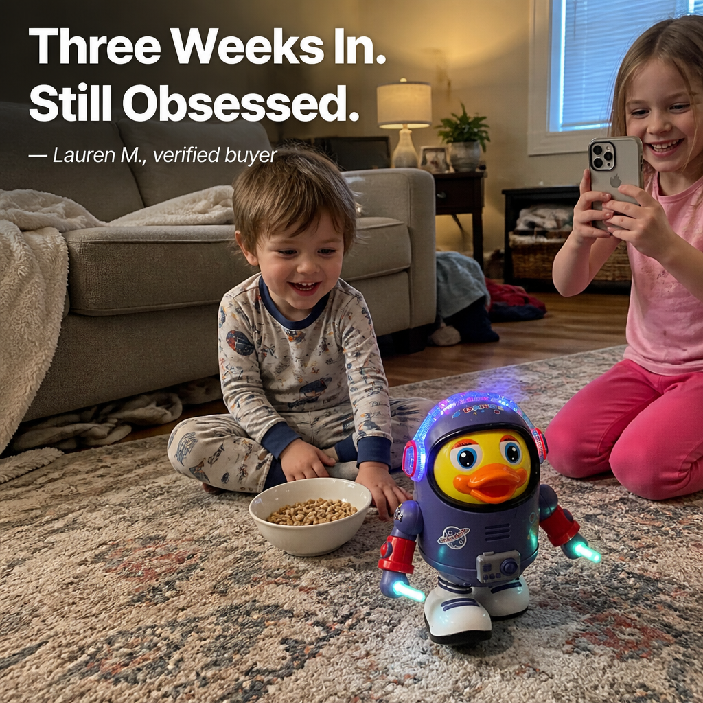 CosmoQuack™ — Wear Out Toddlers Without An iPad In Just 20 Minutes