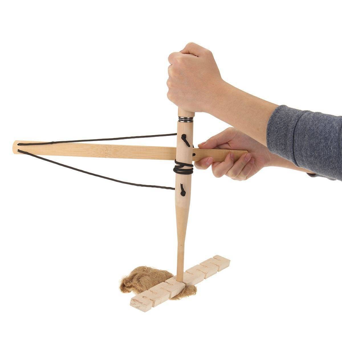 Outdoor Survival Fire Starter Kit with Wooden Friction Method