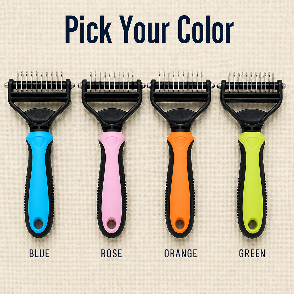 FurEase™ — Pull A Small Dog's Worth Of Undercoat Without The Yelp