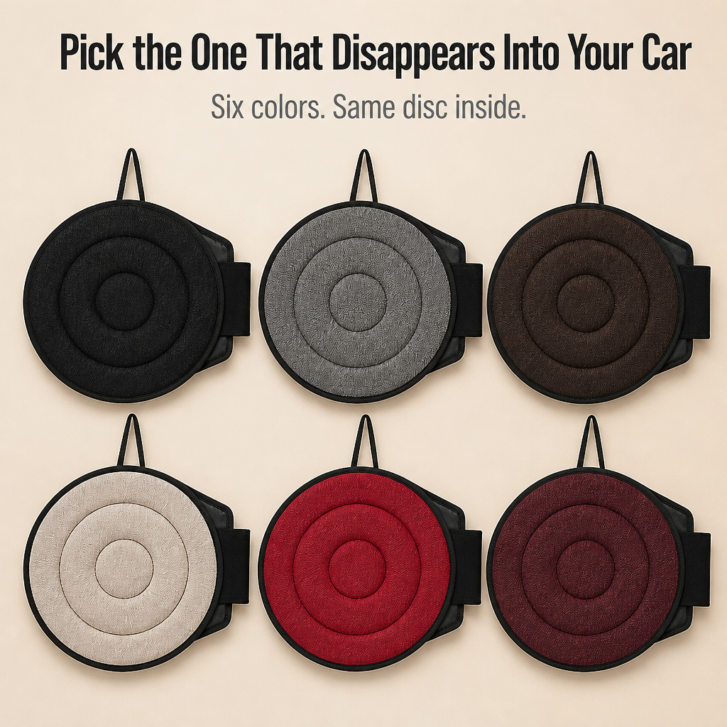 RevolveEase™ — Get In and Out of Any Seat Without the Knee-Grinding Twist