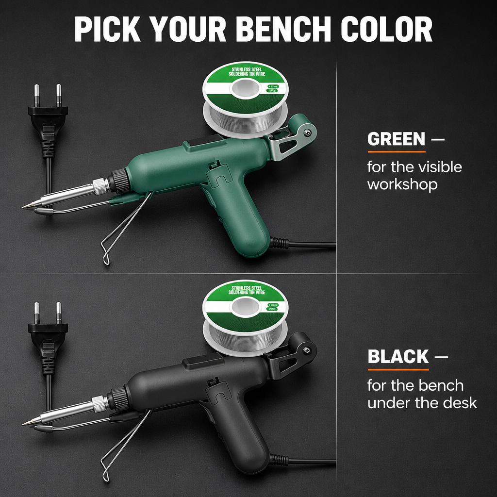 FluxPro™ — Solder One-Handed in 30 Seconds With Auto-Feed Trigger