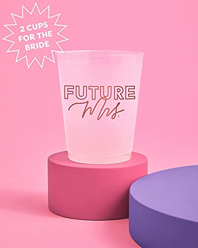 Bachelorette Party Decorations Future Mrs. + Cheers Reusable Cups