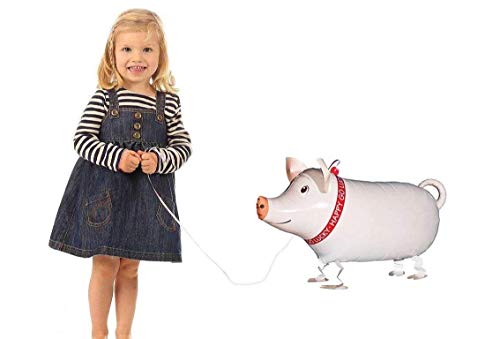 6pcs Walking Farm Animal Balloon Birthday Party Balloon Decorations