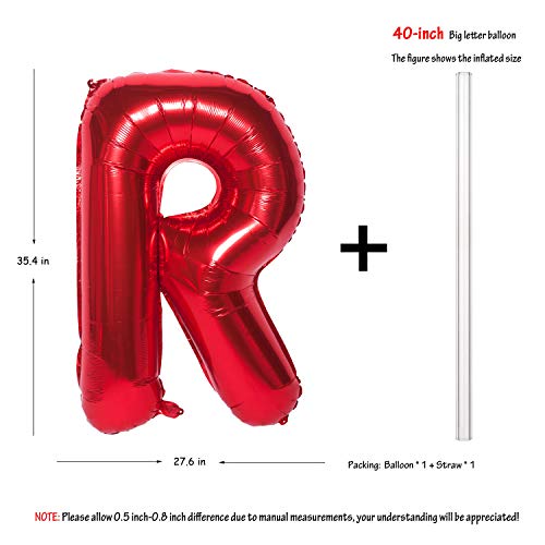 40 Inch Giant Jumbo Helium Foil Mylar Letter Balloons for Party Decorations
