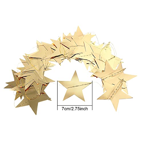 Glitter Star Paper Garland Banner Hanging Decoration for Graduation Wedding