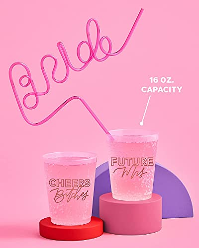 Bachelorette Party Decorations Future Mrs. + Cheers Reusable Cups