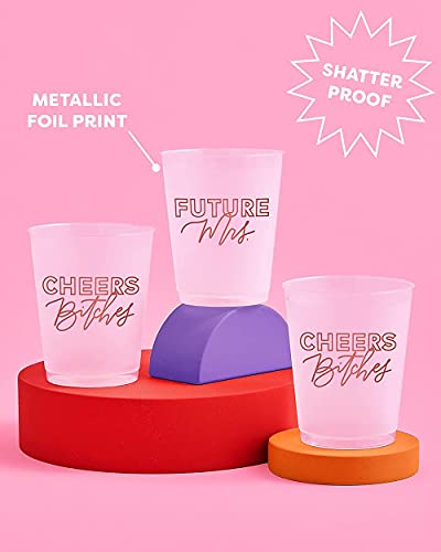 Bachelorette Party Decorations Future Mrs. + Cheers Reusable Cups