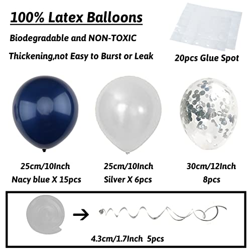 Birthday Decorations for Men Happy Birthday Banner Pompoms Balloon for Birthday Party
