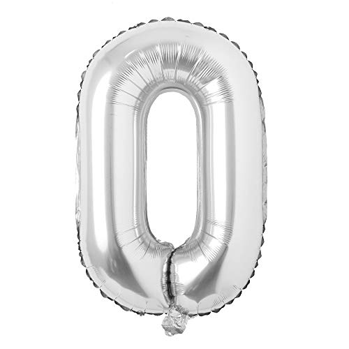 40 inch Letter Balloons Silver Alphabet Number Balloon for Wedding Bachelorette Party Decoration