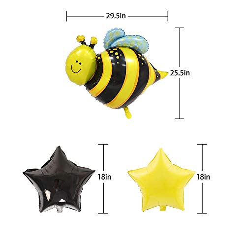 37Pcs Bumblebee Party Decorations Set Honey Bee Theme for Baby Shower Birthday Party