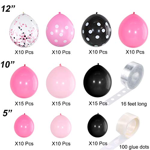 117pcs Mouse Balloon Garland Arch Kit for Theme Party Baby Shower Birthday Decoration