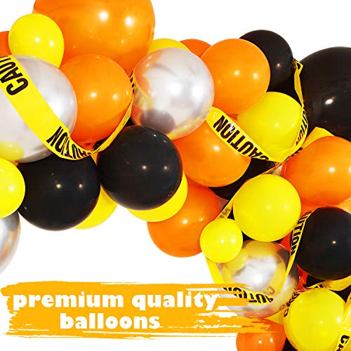 120 Pcs Construction Party Balloon Garland Kit for Birthday Party Decorations
