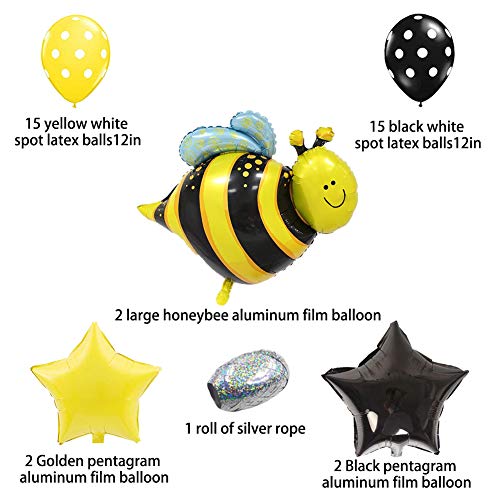 37Pcs Bumblebee Party Decorations Set Honey Bee Theme for Baby Shower Birthday Party