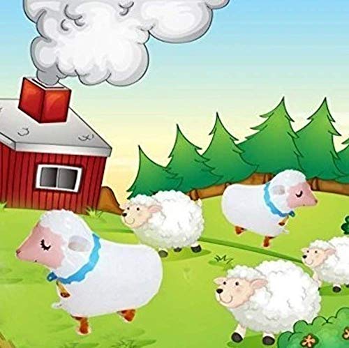 6pcs Walking Farm Animal Balloon Birthday Party Balloon Decorations