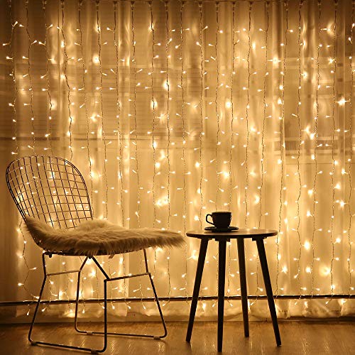 9.8 Feet Hanging Window Curtain Lights for Wedding Decorations and Party