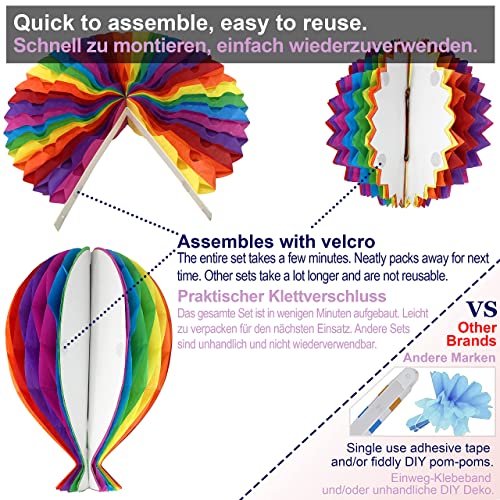 Premium Reusable Birthday Banner Decorations Happy Birthday Decorations for Women