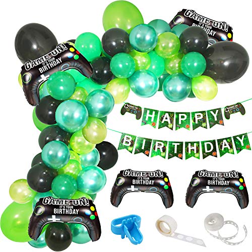 105pcs Video Game Party Balloon Garland Kitfor Boys' Birthday Party Decorations